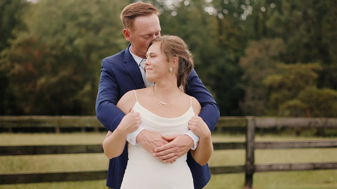 Chase and Katie in their wedding film by K2 Weddings