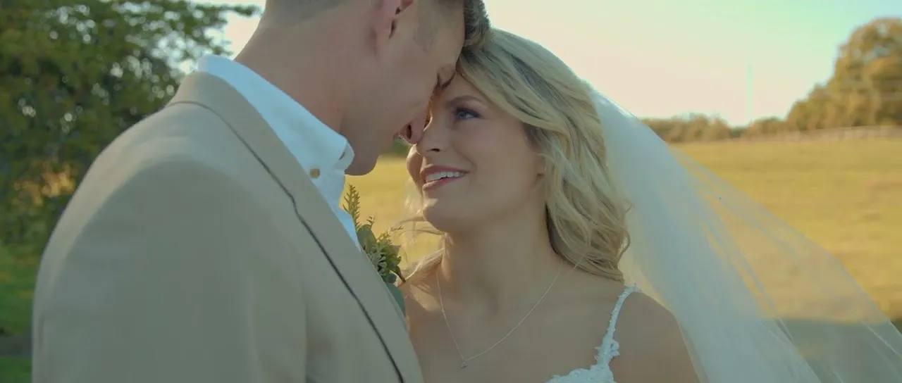 Kayla and Connor in their wedding film by Joshua Harris